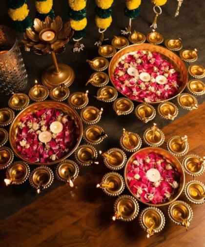 Floating Petal Urli Designs